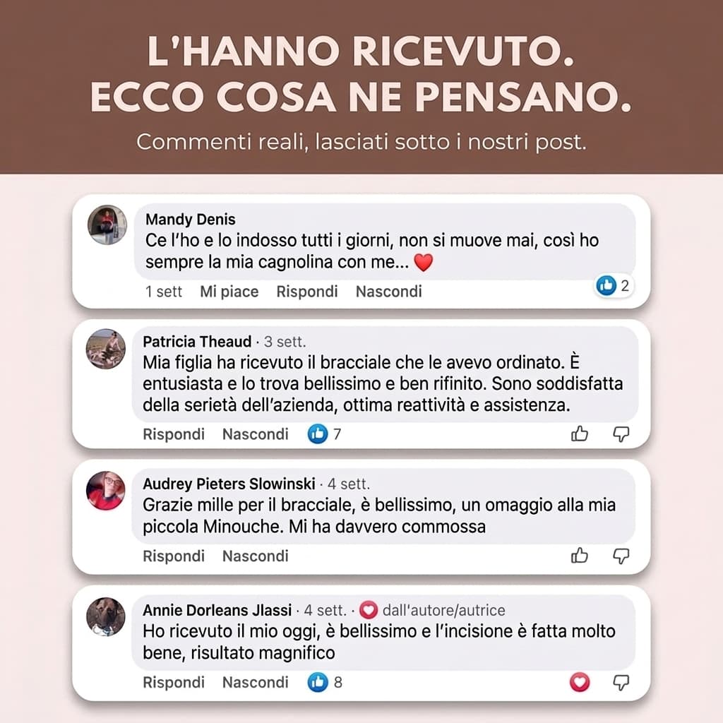 Il Bracciale Zampa d’Amore – Inciso con il suo nome